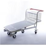 Large Capacity Supermarket Warehouse Logistics Trolley Movable Folding For Transporting Goods for sale
