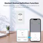 Tempered Glass Plate WiFi Brazilian Smart Dual Switch 10A for sale