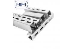 China 1 5/8 Unistrut C Channel Galvanized Steel Slotted Strut Channel supplier