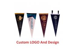 China Silk screen printing Colorful Triangle Banner supplier
