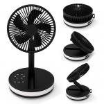 HEBRONFAN Pedestal Table Fan Desktop USB Rechargeable Fan Portable Outdoor Led Ceiling for sale
