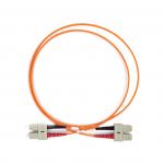 2.0mm Multimode Fiber Optic Patch Cables Duplex SC UPC To SC UPC 10meter for sale