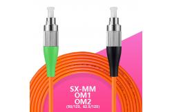 China Simplex Fiber Optic Multimode Cable FC APC To FC UPC OM1/2 Pigtail supplier