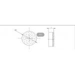 Rnga Pcbn Cutting Inserts , Round Carbide Insert Wear Resistance for sale