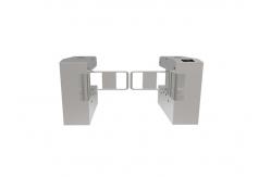 China Pedestrian Biometrics Swing Barrier Gate SUS304 Fingerprint RFID Reader supplier