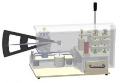 China Knife Cookware Bending Strength Testing Machine With Acrylic Protective Cover supplier