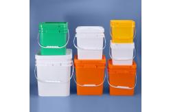 China ODM Square 6 Gallon Plastic Bucket Reusable Plastic Popcorn Containers supplier