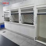 China portable full steel phenolic worktop anti-erosion lab fume hood for smoke gases dust extraction price list for sale