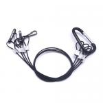 Anti Rust Wire Rope Lanyard Plastic Coated SS Wire Safety Slings Cable Assembly