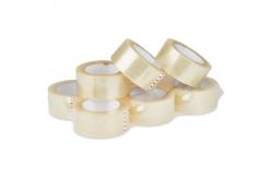 China Transparent Carton Sealing BOPP Packing Tape Logo Printed Clear BOPP Tape supplier