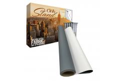 China 300gsm Eco-solvent UV printing Greyback fabric backdrop standard roll supplier