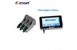 China 75mm Height Thermal Inkjet Printer Coding 3 Print Heads supplier