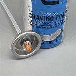 Eco-Friendly Shaving Foam Valve for Conscious Consumers with Sustainable Design for sale