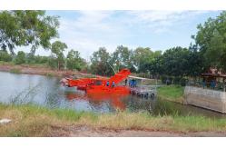 China 88kw Power Water Hyacinth Harvester Efficient Harvesting supplier
