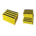 Stackable Yellow 3 Step Stool With Non Slip Mat 500 Lb Load for sale