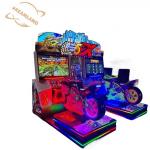 Dreamland double players arcade driving car game machine coin operated motorcycle simulator machine for sale