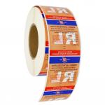 40mm Patterned Vinyl Sticker Roll Pharmaceutical Colorful Adhesive Label for sale
