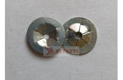 China 15mm Diameter Galvanized Steel Self Locking Washer For Insulation Fasteners supplier