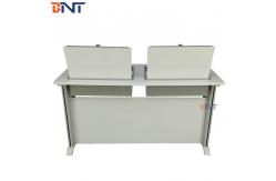 China Manual Flip Top Computer Desk With Buffering Hydraulic Pressure Lock supplier
