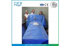 China Acceptable OEM Sterile Complete C-Section Drapes Pack With SMS / Creap Paper Wrapping supplier