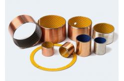 China Lead - Free POM Boundary Lubricating Bearings DX Bushing , Blue Thrust washer supplier