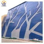 Artistic Metal Ceiling Panel Powder Coated Suspended Ceiling Tiles 75mm for sale
