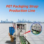 PET Strap Making Machine Featuring Complete Production Line from Pre drying to Winding with Traction Stretching and Embossing Steps for sale