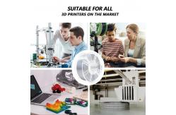 China 3D Printer Filament Net Weight 1kg 1.75mm Silk Light Silver PLA Filament supplier