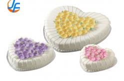 China RK Bakeware China Foodservice NSF Commercial Heart Shape Cake Pan Loose Bottom supplier