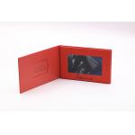LCD Video Brochure Card with Image Format PNG and Video Upload Connect USB Cable for sale