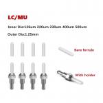 200um 300um 400um 600 um FC Zirconia Ceramic Ferrule  Optical Fiber Devices for Connector Customization for sale