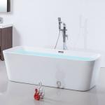 Lightweight Freestanding Acrylic Soaking Tub With 5 Year Warranty for sale