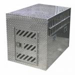 K9 Full Weld Single Aluminum Diamond Plate Hunting Truck Dog Box for sale