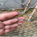316L Plain Weave Knotless Stainless Steel Cable Rope Mesh With Ferrule Connection