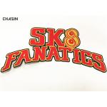 Twill applique Embroidery Letter Iron On Patches For Clothing for sale