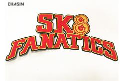 China Twill applique Embroidery Letter Iron On Patches For Clothing supplier