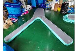 China Customized Drop Stitch Y Shape Pontoon Boat Platform For Parking supplier