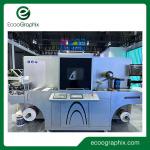 Digital Roll To Roll Label Printing Machine Foil Stamping Varnish Enhancement for sale