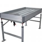 5*18ft Food Grade ABS Greenhouse Rolling Benches Garden 3x3 Flood And Drain Table for sale