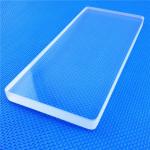 1-60mm High Purity Clear Fused Silica Plate Heat Resistance  Transparent Arc Silica Quartz Plate for sale