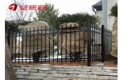 China Black Wire Mesh Fence Panels Aluminium Spear Top Fencing For Residential Use supplier