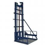Home Use 6m Two Post Cargo Lift 1000KGs Small Goods Elevator 3KW for sale