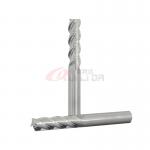 12mm 1/2 3 Flute Carbide End Mill Bits For Cutting Aluminum Corner Radius for sale