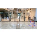 Multiple Channel Gym Speed Gate Turnstile With Facial Recognition / NFC For Art Gallery for sale