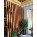 Aluminum Square Tube Baffle Wall Cladding Pipe Baffle Facade