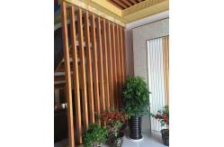 China Aluminum Square Tube Baffle Wall Cladding Pipe Baffle Facade supplier