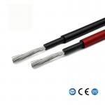 Stranded Oxygen Free Tinned Copper Wire PV Cable 2.5mm2 Red Black for sale
