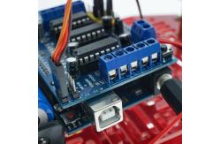 China Lightweight Arduino Starter Kit 2WD DIY Object Following HC-SR04 Electric Robot supplier