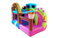 China Custom Logo Yard Plato PVC Inflatable Bounce House supplier