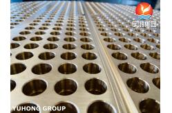 China ASME SB171 C71500 Copper Nickel 70/30 Tubesheet For Heat Exchanger supplier